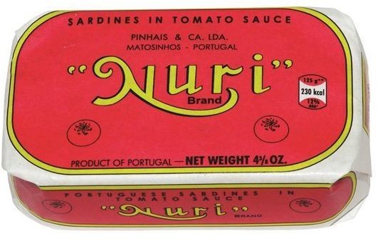 Nuri Sardynki portugalskie w pomidorach i oliwie z oliwek NURI 125g 937-uniw