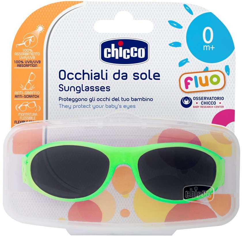 Zdjęcia - Okulary przeciwsłoneczne Chicco Fluo Green 0m+  0m+ 