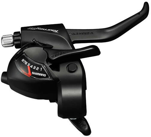 Shimano Dźwignia przerzutki-hamulca ST-TX800 3-rzędowa lewa V-Brake czarna 060078