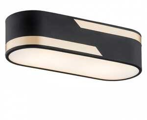 Argon Toni 904 plafon lampa sufitowa 2x15W E27 czarny/złoty