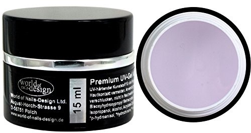 World of Nails-Design Ltd. World of Nails-Design Premium 1-fazowy żel o dużej lepkości z ochroną UV 15 ml