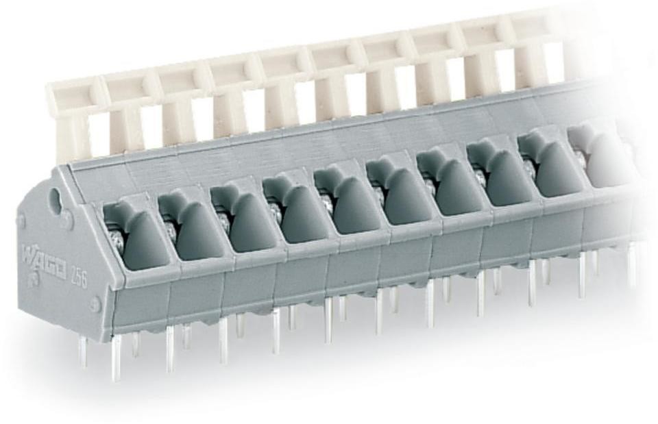 Wago Zacisk sprężynowy 2.50 mm Ilość PIN 10 256-410 Kolor szary 80 szt 256-410