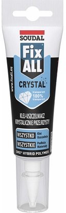 Soudal Klej-uszczelniacz krystalicznie przejrzysty 125 ml