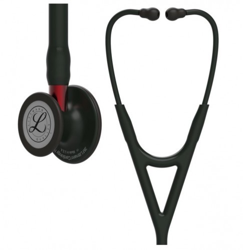 LITTMANN Stetoskop Littmann Cardiology IV 6200 Stetoskop kardiologiczny Black Finish lirra i trzonek czerwony TOW017537
