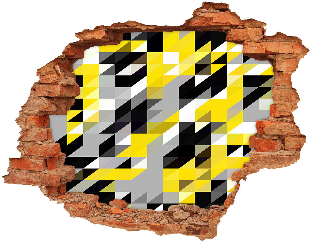 Wallmuralia.pl Dziura 3d foto tapeta naklejka Geometryczne tło