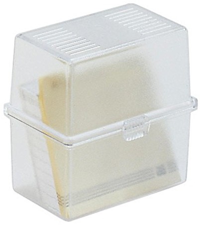 Exacompta Exacompta Biurowy pojemnik na notatki A8, 49 x 88 x 77 mm - przezroczysty 50631D