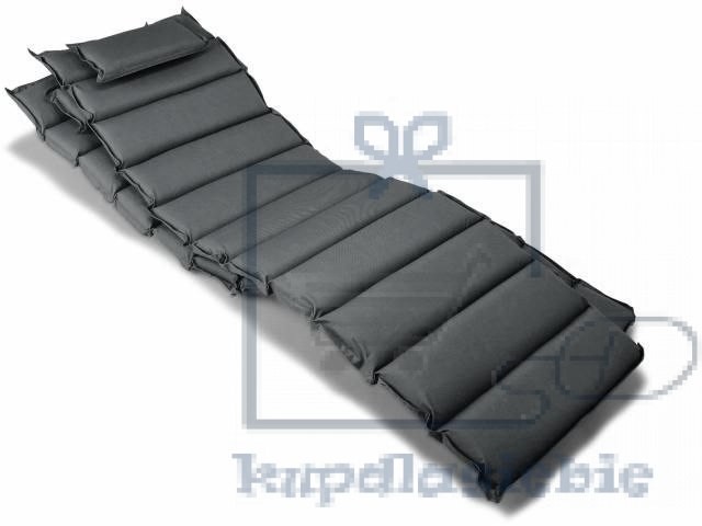 Divero Zestaw 2 sztuk poduszek na leżak Garth - antracyt