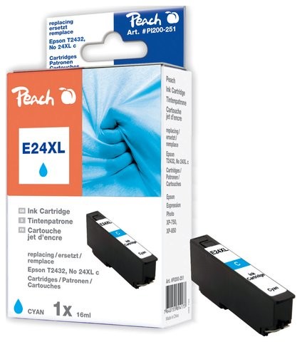 DrTusz Peach HY cyan kompatybilny z No 24XL c T2432 PI200-251