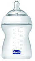 Chicco Butelka plastikowa naturalfeeling 250 ml smoczek silikonowy przepływ średni Artsana Poland