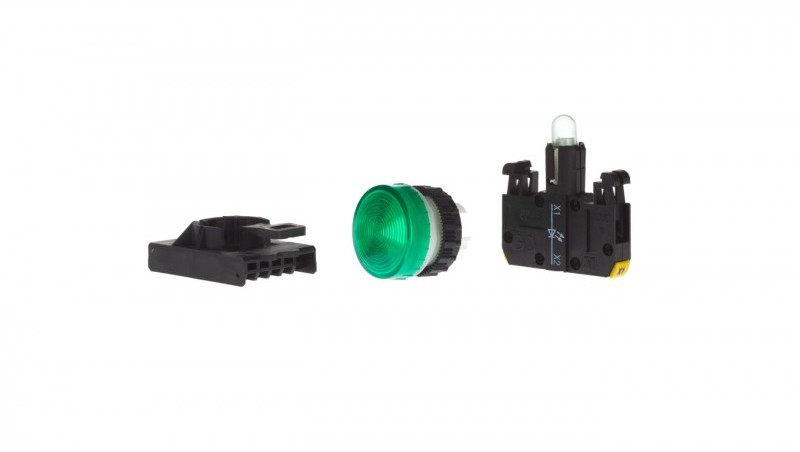 Spamel Lampka sygnalizacyjna 22mm zielona 24V AC ST22-LZ-24-LED\ACDC ST22-LZ-24-LED\AC/DC