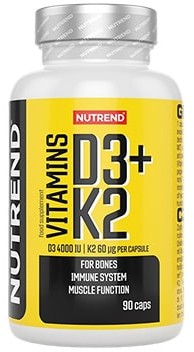 Nutrend Vitamins D3 + K2 4000 IU - 90 caps.