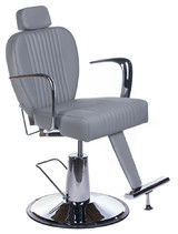 Barbiero Fotel barberski OLAF BH-3273 Jasny szary