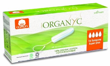 Organyc organyc tampony Super Plus ze 100% ekologicznej bawełny, 4er Pack (4 X 16 sztuk) ORGDT03AMA