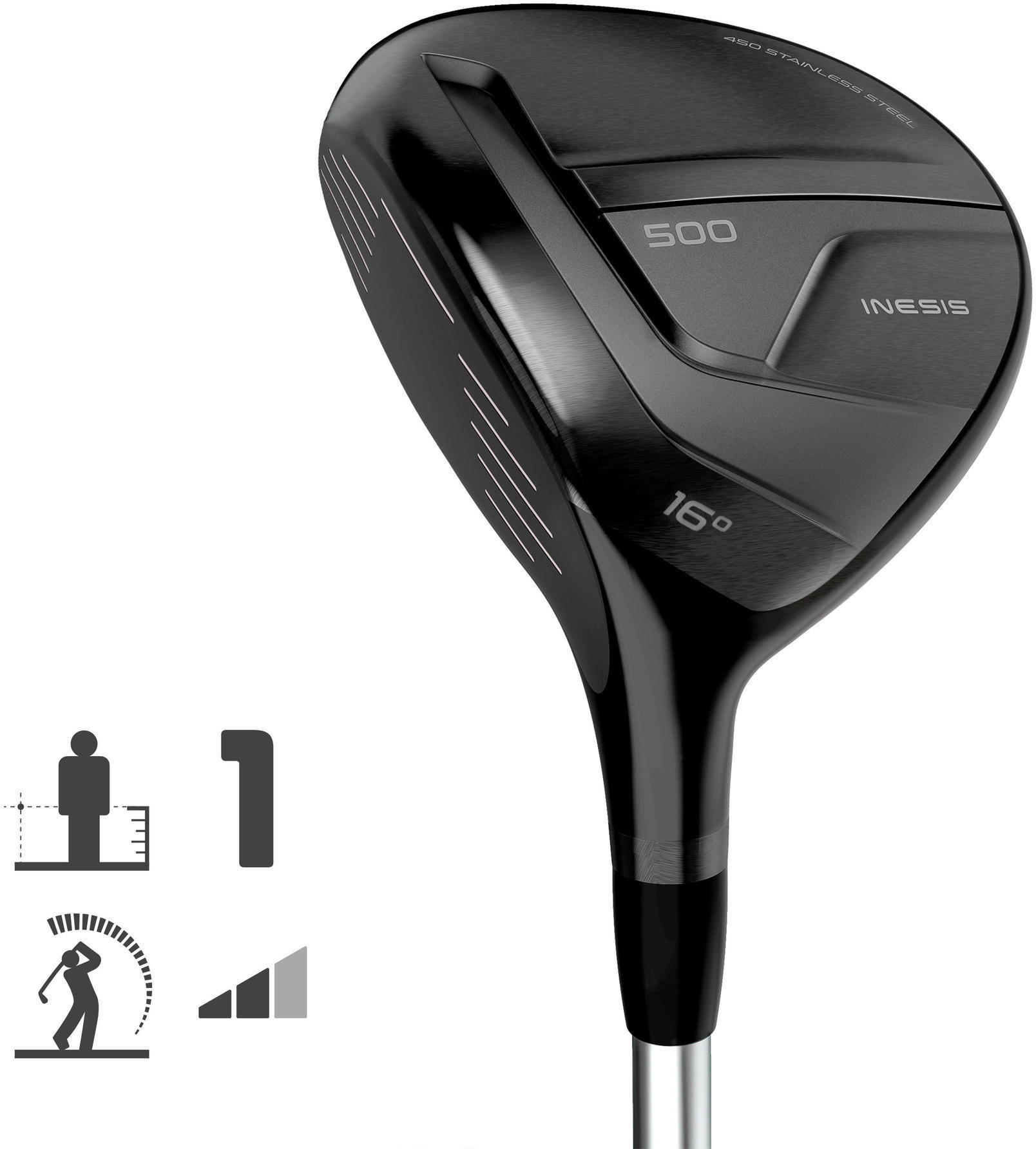 INESIS Kij golfowy wood 3 500 średni swing dla leworęcznych rozm. 1 unisex