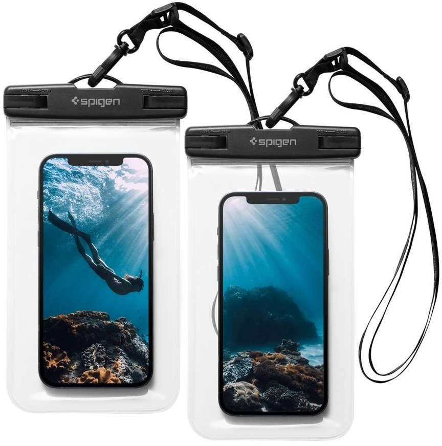 Spigen Uniwersalne etui wodoodporne x2 na telefon 6.8 A601 IPX8 Czarne AMP03098