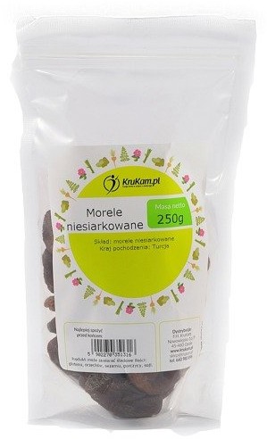 KruKam Morele suszone niesiarkowane 250g