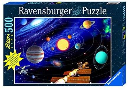 Ravensburger 500 części Star Line fluorescencyjne - Układ Słoneczny 14926