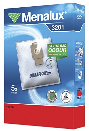 Menalux 3201, Duraflow, 5 worków do odkurzacza do Nilfisk 3201