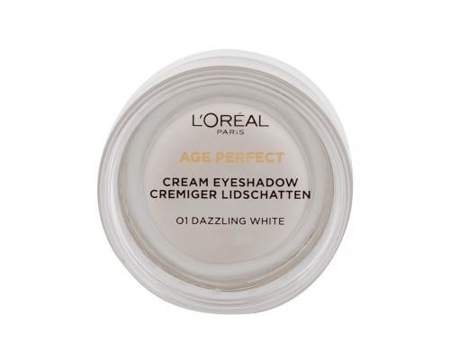 L´Oréal Paris L´Oréal Paris Age Perfect Cream Eyeshadow cienie do powiek 4 ml dla kobiet 01 Dazzling White