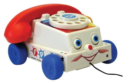 Fisher-Price Fisher Price 1694 plauder telefonu, zabawka rozwijająca sprawność ruchową