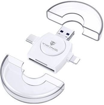 Viking Viking SD/microSD Card Reader 4in1 White