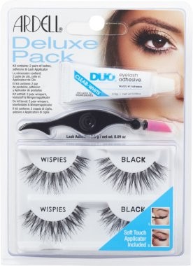 Ardell Zestaw do mocowania rzęs - Ardell Deluxe Pack Wispies with Applicator Zestaw do mocowania rzęs - Ardell Deluxe Pack Wispies with Applicator