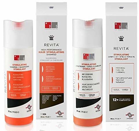 DS Laboratories [Zestaw] REVITA Szampon 205ml na łysienie / wspomaga porost włosów + Revita.COR 205ml Odżywka stymulująca wzrost włosów