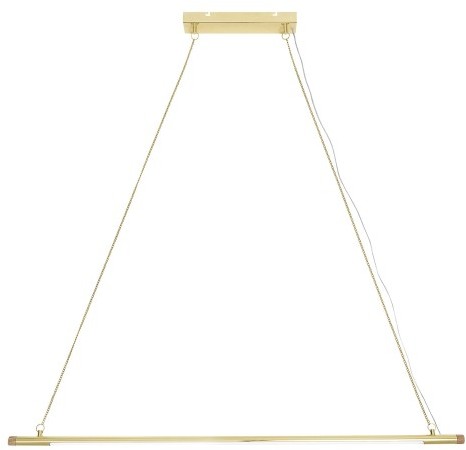 Bloomingville Lampa Podłużna Złota 68806441-1