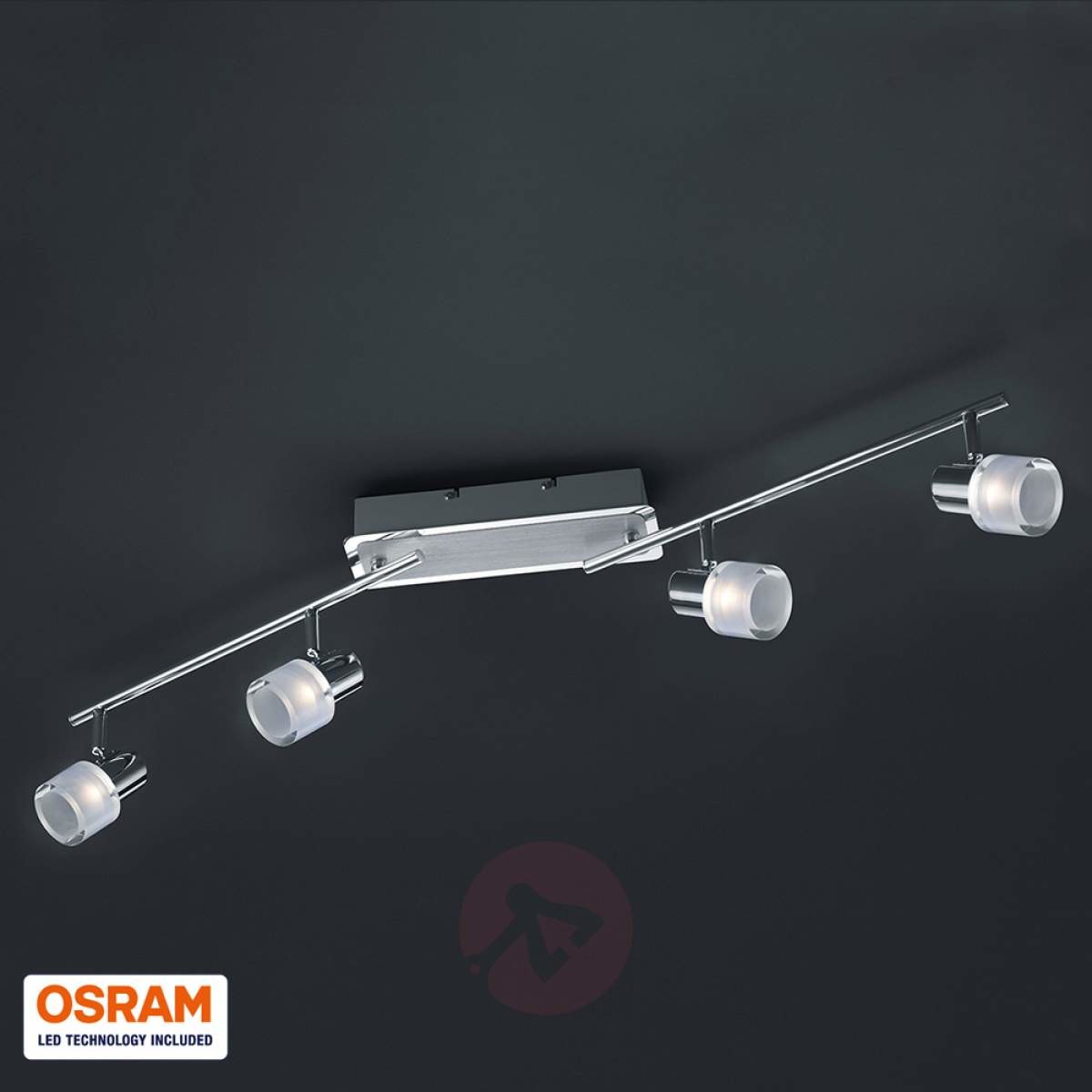 Trio Leuchten Czteropunktowa lampa sufitowa LED Gaye
