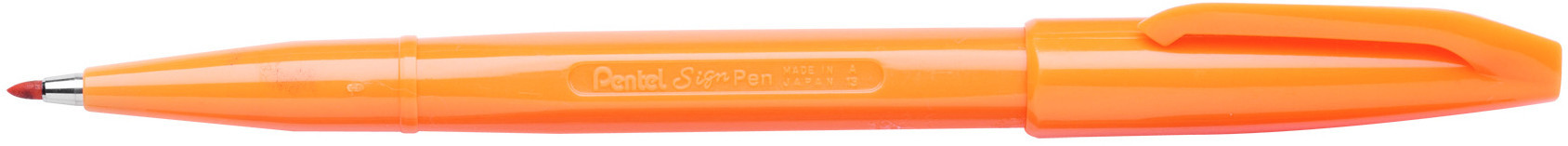 PENTEL Pisak PENTEL S520 Sign Pen na bazie wody pomarańczowy DLP.046