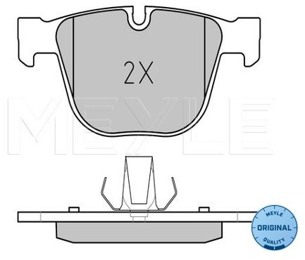Wulf Gaertner Autoparts Zestaw klocków hamulcowych, hamulce tarczowe Wulf Gaertner Autoparts 025 237 3017