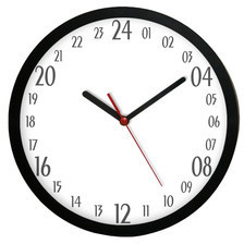 Atrix Zegar naścienny 24-godzinny solid #2 ATE2013H24B