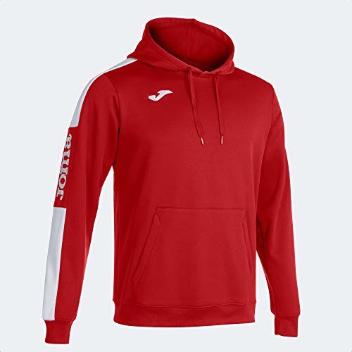 Joma Joma Męska bluza z kapturem Championship Iv Czerwony Czerwono-biały Estándar 102103