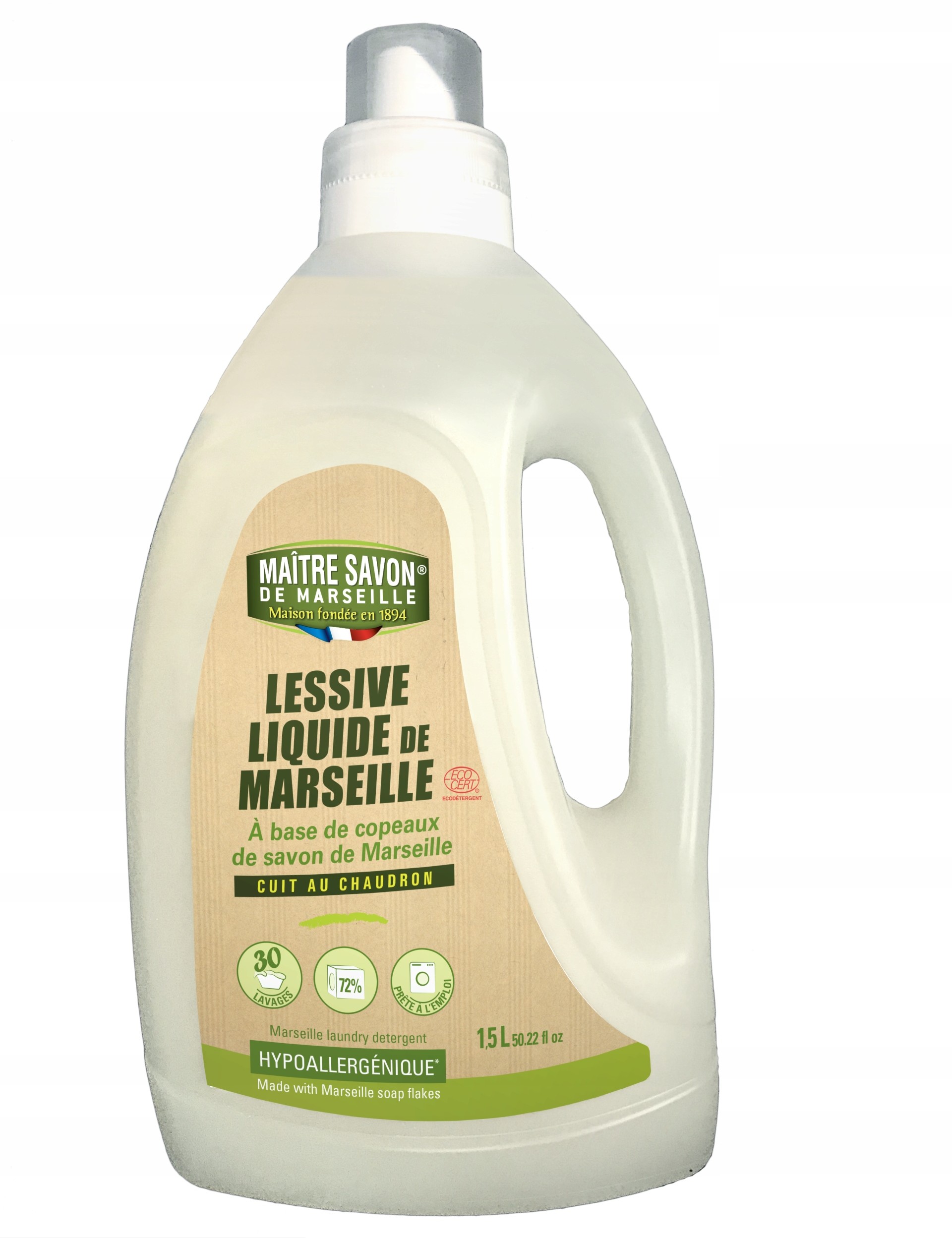 Maître Savon Płyn do prania Marseille Ecocert 1,5l
