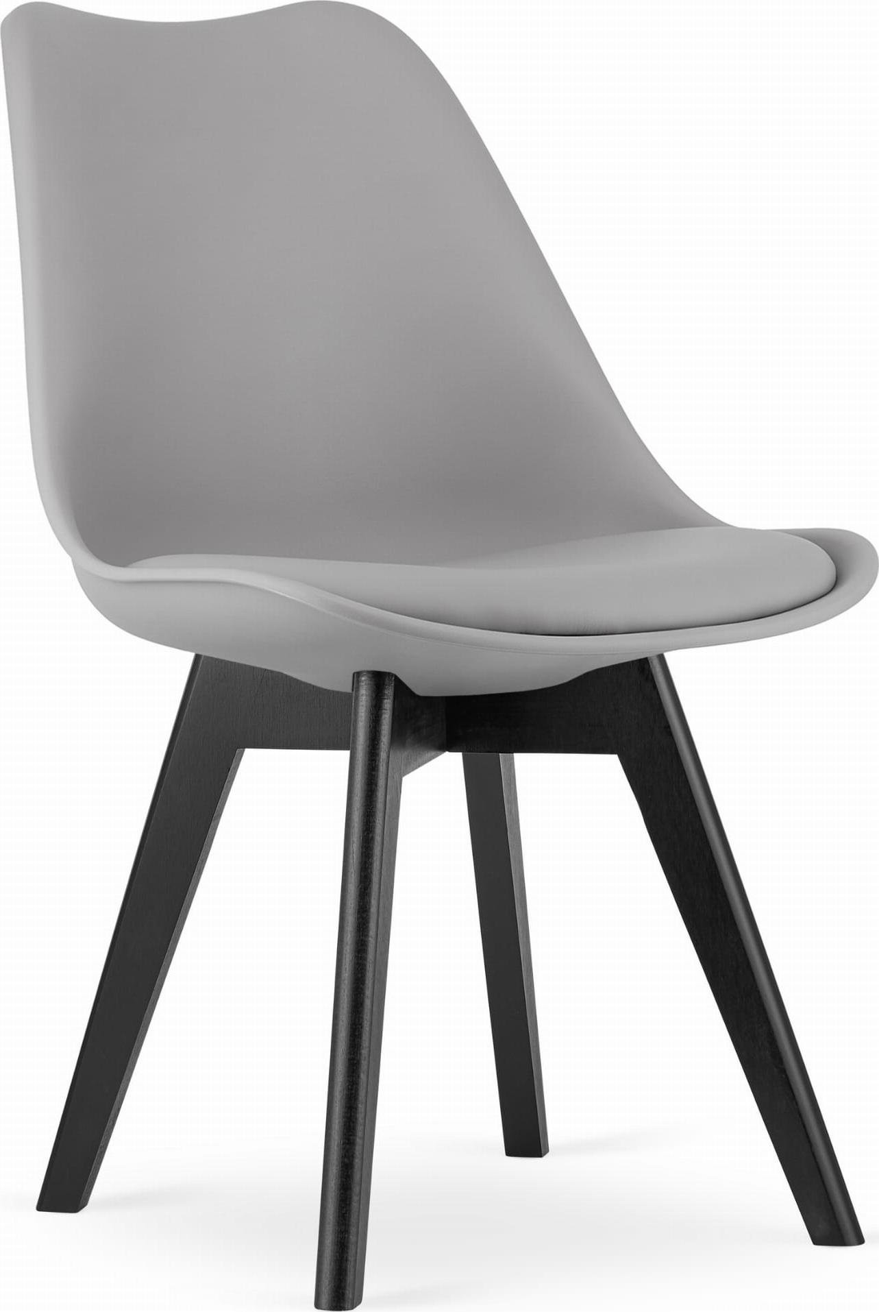 LEOBERT Krzesło MARK szare nogi czarne x 4 model_3754_4-MARK-ATTY16