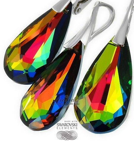 Arande SWAROVSKI komplet VITRAIL 24MM SREBRO CERTYFIKAT 4071515459