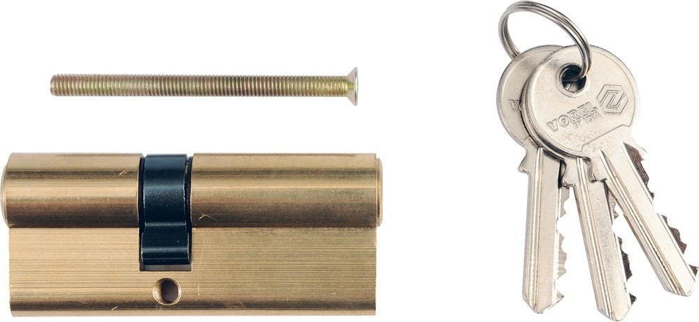 Vorel Wkładka mosieżna 87mm 3-klucze 36/51 77205