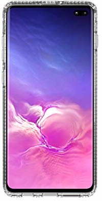 TECH21 Tech 21 etui ochronne do Samsung Galaxy S10 Plus, ultracienkie etui z ochroną przed bulletShield czyste i przezroczyste T21-6943