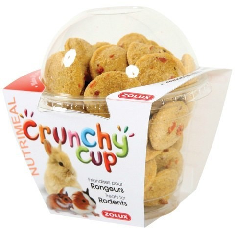 Zolux CRUNCHY CUP CANDY PRZYSMAKI DLA GRYZONIA NATURALNE / Z MARCHEWKĄ 200G 209251 mo