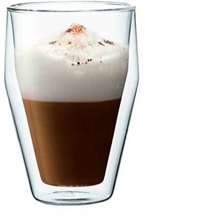 Bodum titlis 2-częściowy zestaw kieliszków (podwójne ścianki, izolowane, nadaje się do mycia w zmywarce) przezroczysty, przezroczysty, 0,35 l 10482-10