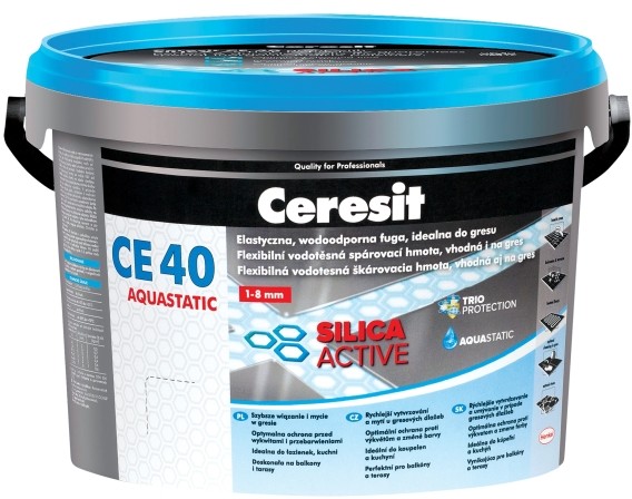 Ceresit Fuga elastyczna CE 40 Aquastatic cement gray 2 kg 2012178