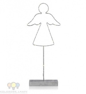 Markslojd MALIN Dekoracja Stołowa Angel 53cm Szara 703894