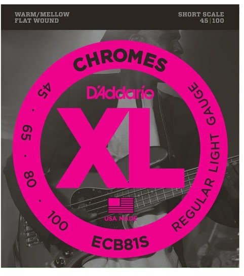 DAddario ECB81S - Chromes Short Scale 45-100