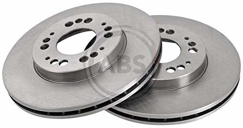 ABS All Brake Systems tarcze hamulcowe ABS 16208 (opakowanie zawiera 2 tarcze hamulcowe) 16208