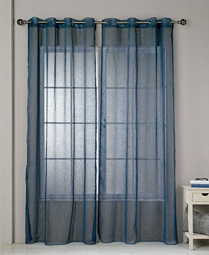 RIOMA rioma Jerez Niebieski 12 zasłona z oczkami zasłona, 140 x 270 cm 99990000262