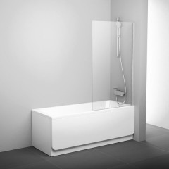 Ravak 79840300Z1 Parawany nawannowe PVS1-80 czarny Transparent