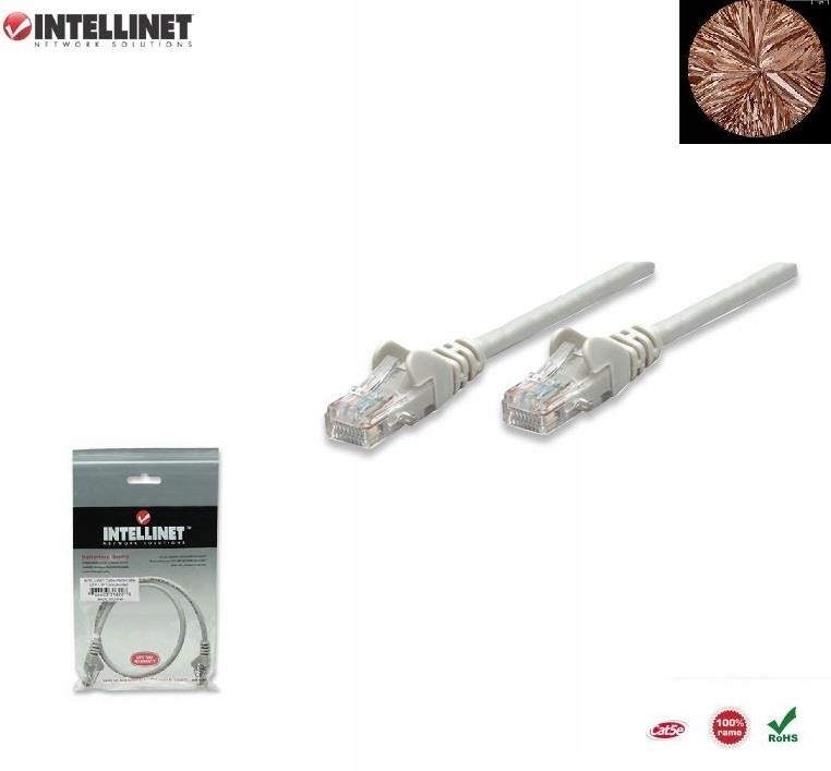 Intellinet Patch Cord 100% miedź Cat.5e Utp, 30m,