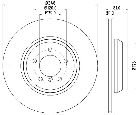 HELLA PAGID Tarcza hamulcowa PAGID 8DD355109-981