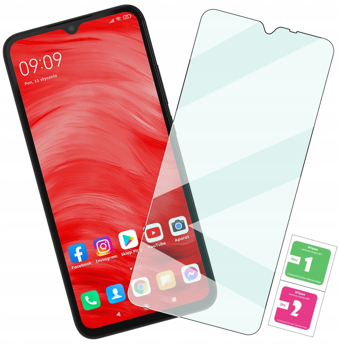 Xiaomi Szkło Hartowane Ochronne 9H do Redmi 9A /9C