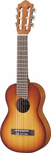 Yamaha Acoustic Guitalele, GL1 hybryda między gitarą a ukulele (70 cm) z 6 nylonowymi strunami i dopasowanym gigbagem brązowe burst słoneczny GL!TGL1TBSBS